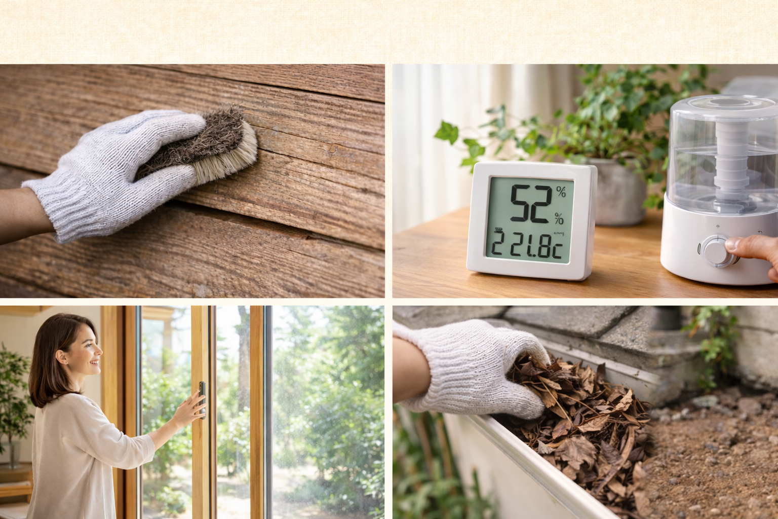 春にしておきたい、木の住まいのやさしいお手入れ